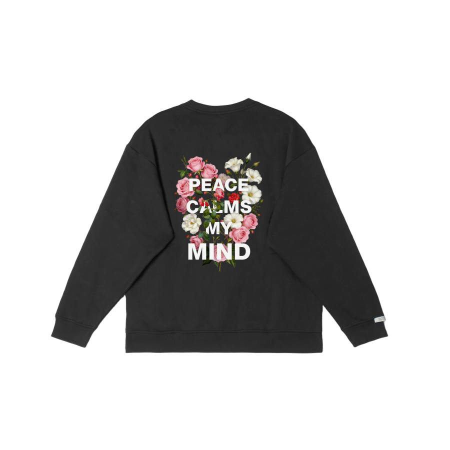 Adidas Adidas LABEL Sweatshirts Unisex Black Crew Neck Moderate Regular