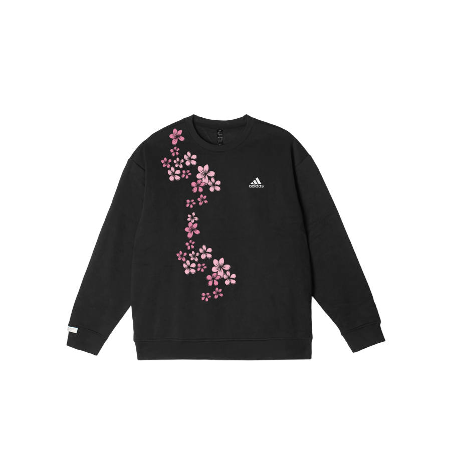Adidas Adidas LABEL Sweatshirts Unisex Black Crew Neck Moderate Regular