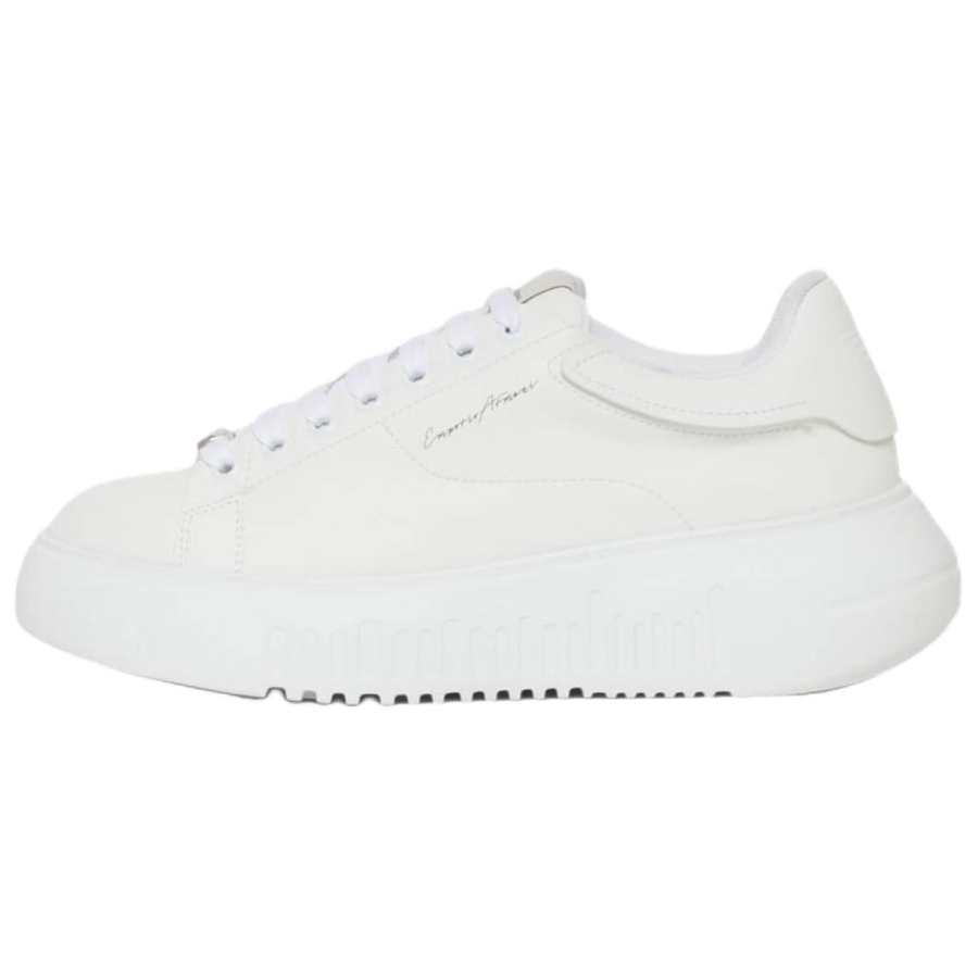 EMPORIO ARMANI Low top Casual Shoes 4cm Women's White