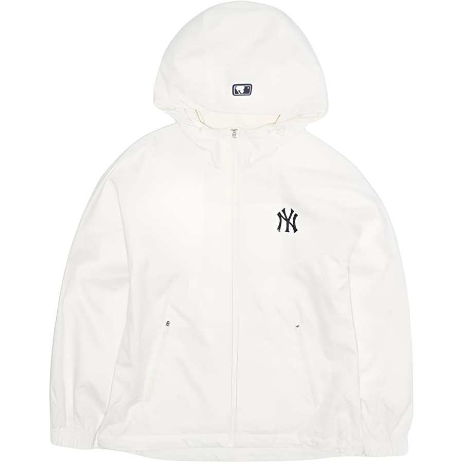 MLB Jackets Unisex New York Yankees/Ivory Hooded Non Detachable Thin Other