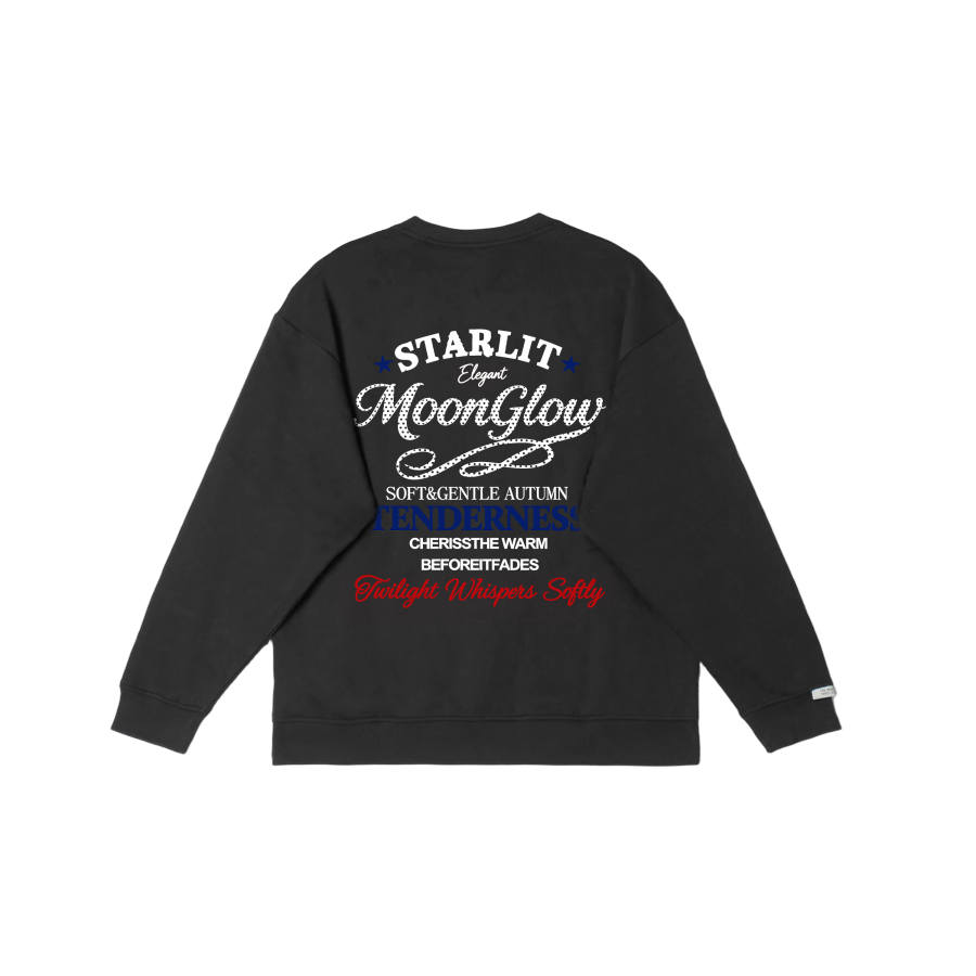 Adidas Adidas LABEL Sweatshirts Unisex Black Crew Neck Moderate Regular
