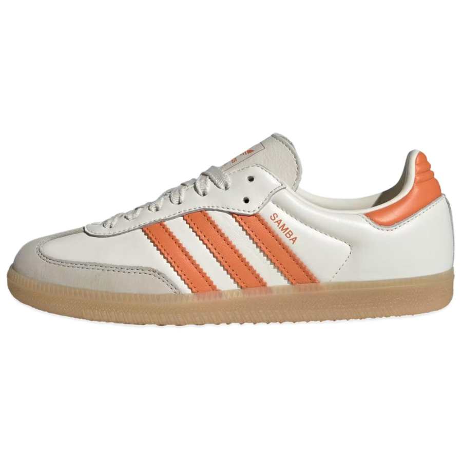 Adidas Originals SAMBA OG German Army Trainers Women's White Orange