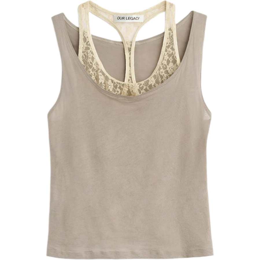 Our Legacy Lace Trim Sleeveless Top