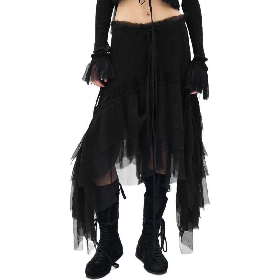 Ann Demeulemeester SS26 Casual Long Skirt Women's