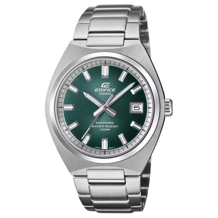 CASIO CASIO EDIFICE Quartz Movement Stainless Steel Strap Watch Men's Watches Green Dial