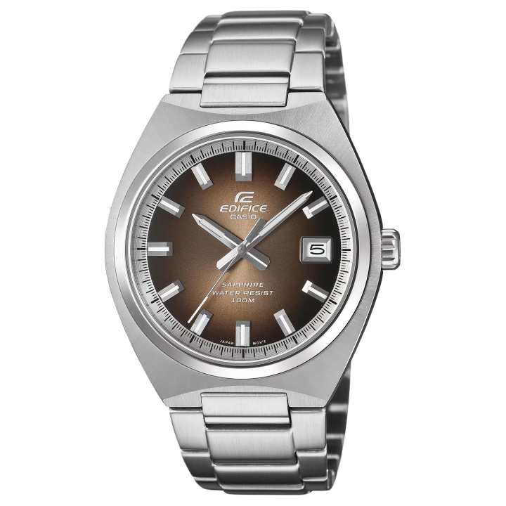 CASIO CASIO EDIFICE Quartz Movement Stainless Steel Strap Watch Men's Watches Coffee Watch Dial