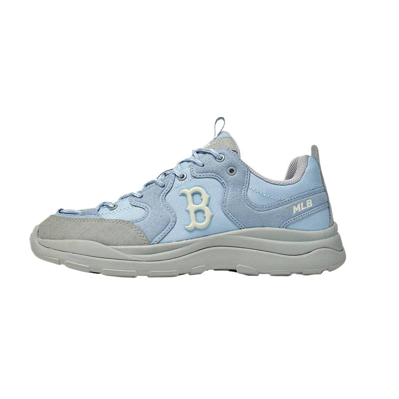 MLB Boston Red Sox Textile, Synthetic Leather Slip Resistant Low top Running Shoes Unisex Blue