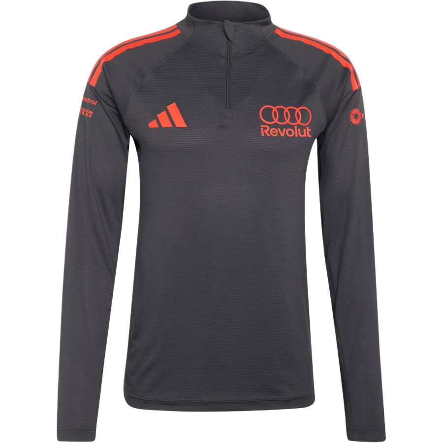 Adidas Adidas x Audi TEAM REVOLUT F1 MECHANICS 1/4 ZIP T Shirt Men's