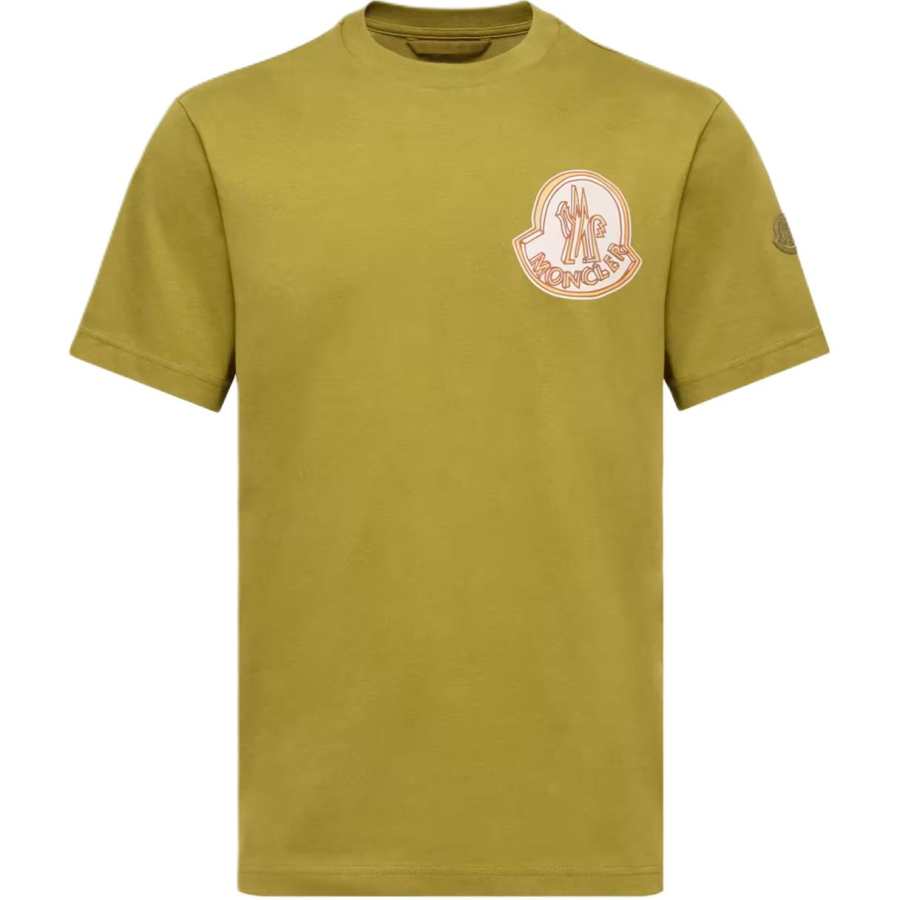 Moncler crew-neck logo-print T-shirt