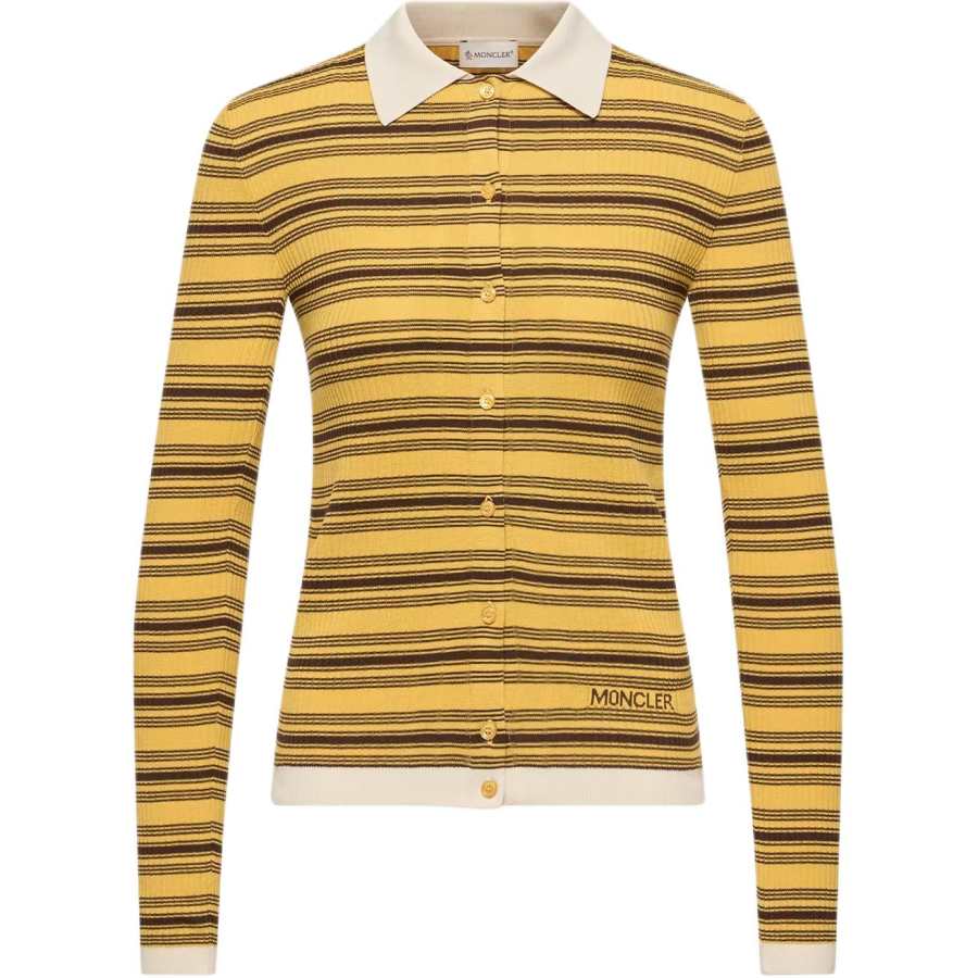 Moncler Moncler striped button-fastening shirt
