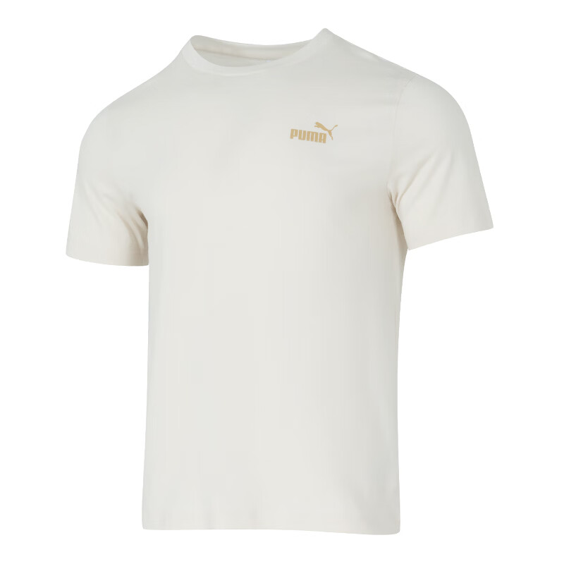PUMA PUMA Running T Shirts Men's Ecru Moderate