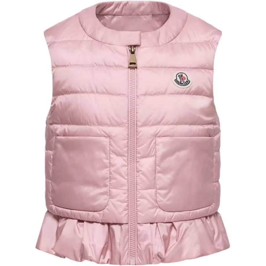 Moncler Down Vest 26ss Latife Down Vest Pink Children Aged 3 7 Years Old