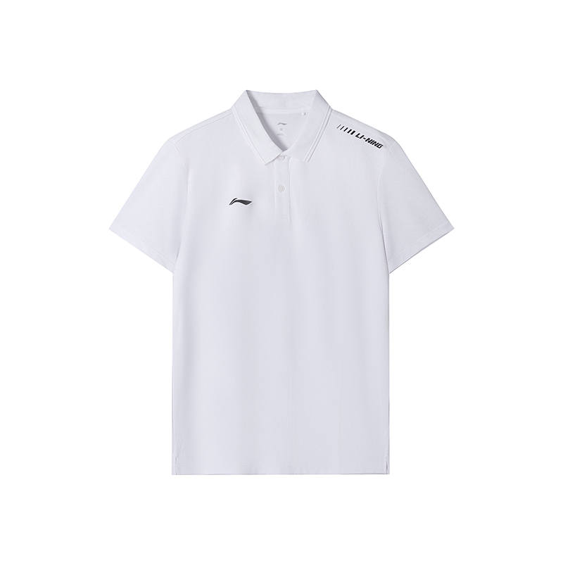 Li-Ning Li Ning Summer Polo Shirt Short Sleeved Men's White