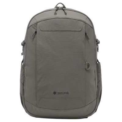 Snow Peak Nylon Backpack Unisex Gray