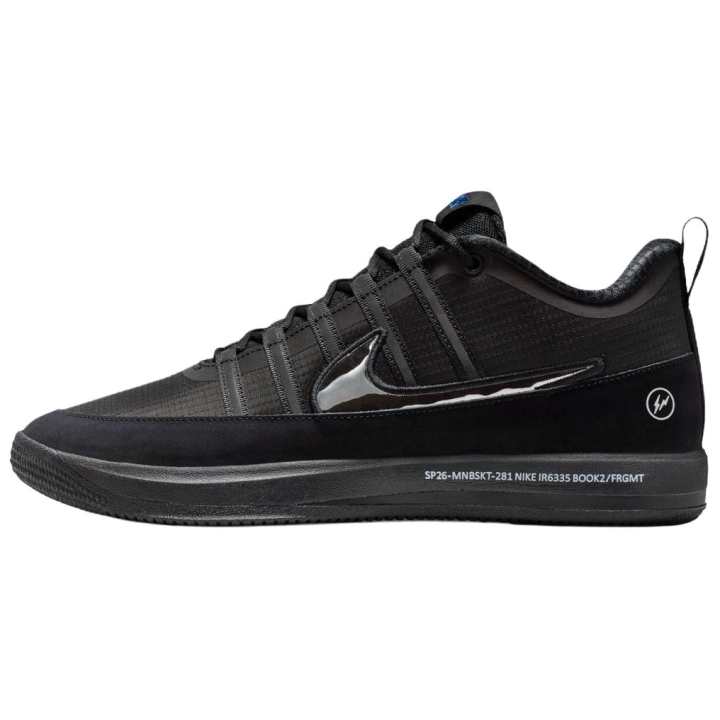 Nike Nike x FRAGMENT Book 2 Basketball Shoes Unisex Black Silver