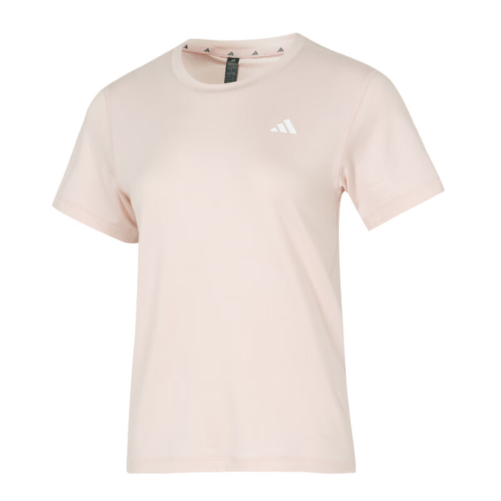 Adidas Adidas T Shirts Women's Pink Crew Neck Moderate