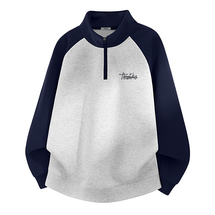 MINISO MINISO Sweatshirts Unisex Half Open Collar Moderate Heavyweight