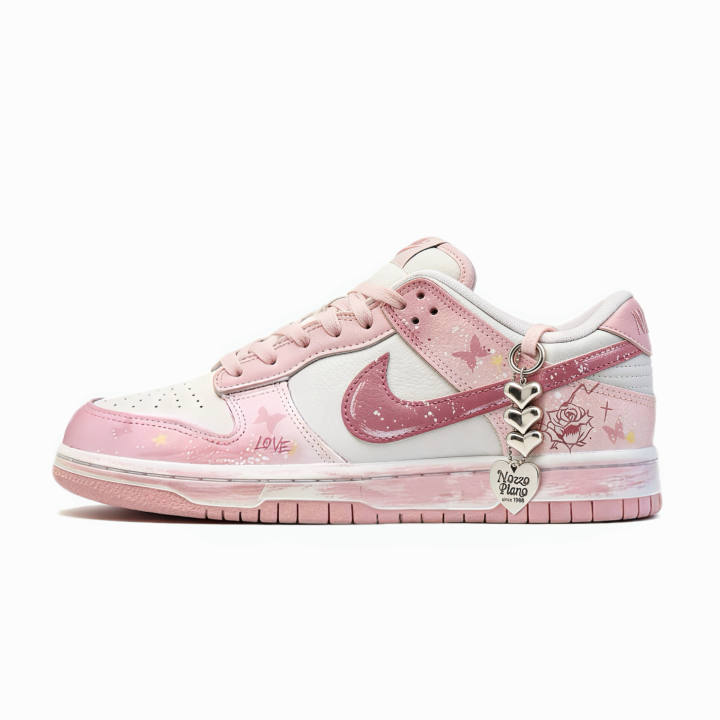 Nike Nike Dunk Heartbeat Love Confession Lightweight Low top Skateboard Shoes Women's