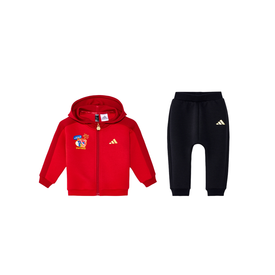 Adidas Adidas Casual Sportswear KNITTED FULL ZIP HOODIE TRACKSUIT Kids'