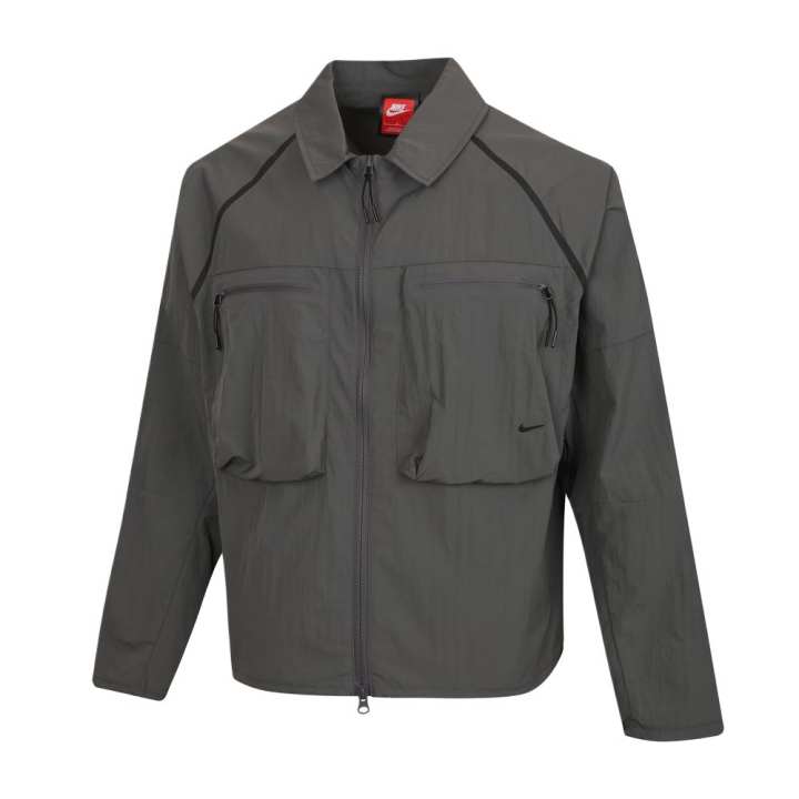 Nike Nike Jackets Men's Gray Lapel Moderate Other