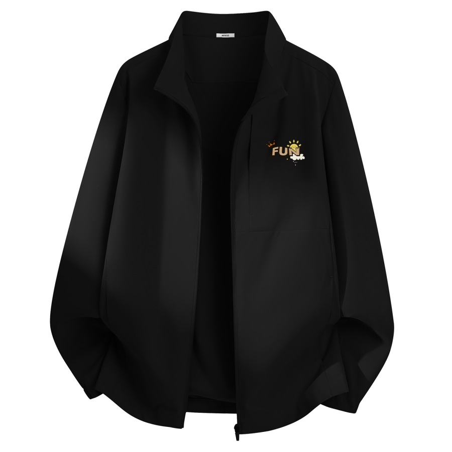 MINISO MINISO Jackets Unisex Stand Collar Moderate Soft Shell