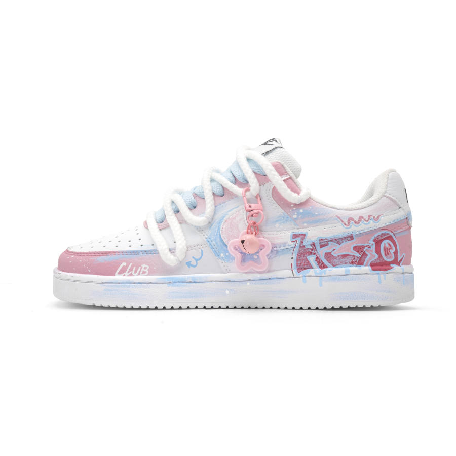 Nike Nike Court Vision 1 Multicolor City Abrasion Resistant Slip Resistant Low top Skateboard Shoes Unisex