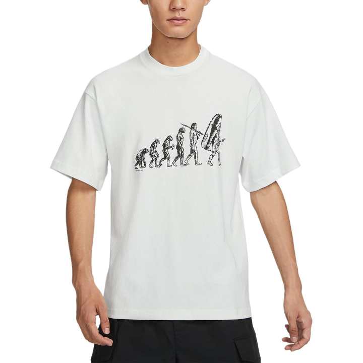 Nike Nike T Shirts Men's White Crew Neck Moderate