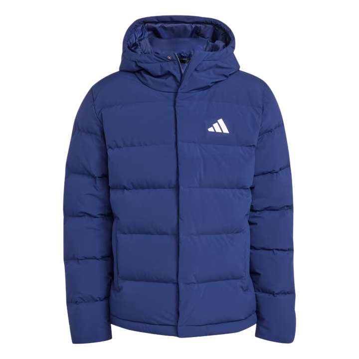 Adidas Adidas hooded logo-print jacket