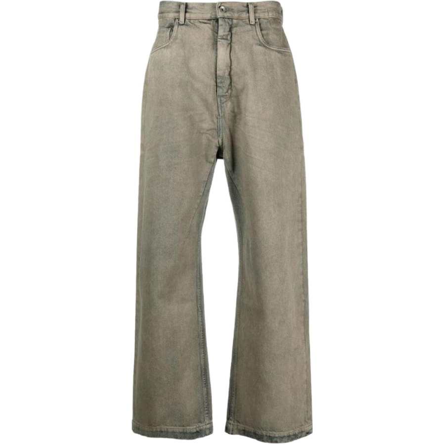 Rick Owens DRKSHDW Jeans Men's Light Brown Moderate Wide Leg Pants