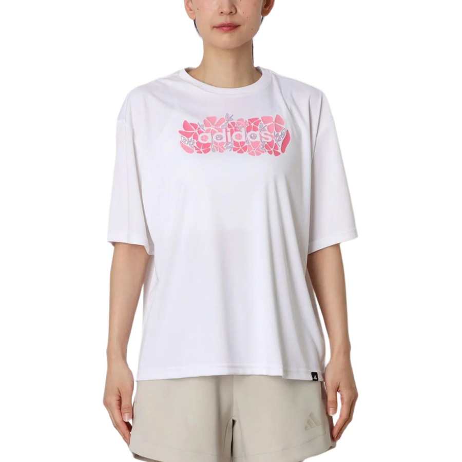 Adidas Adidas T Shirts Women's White Crew Neck