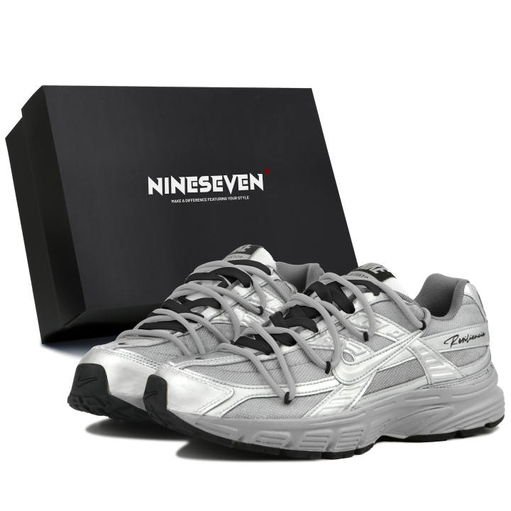 Nike Nike Initiator Cushioning Slip Resistant Low top Casual Running Shoes Unisex Silver