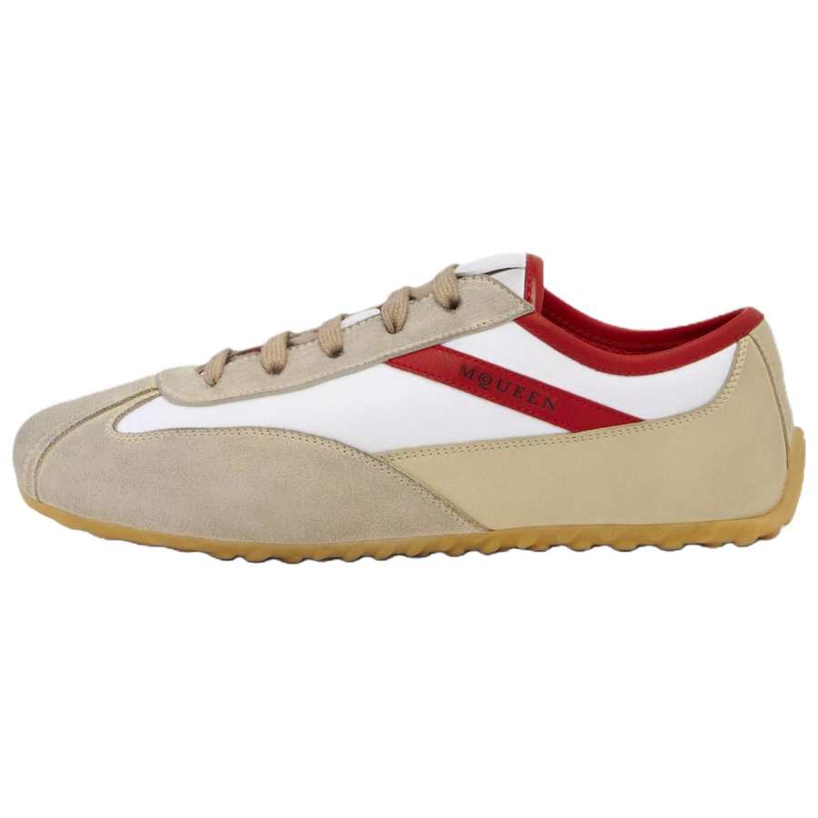 Alexander McQueen Boxe Low top Casual Shoes Men's Beige