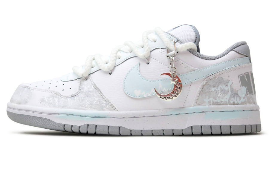 Nike Nike Big SSS Manufacturing, Cretaceous Moonlight Leather Abrasion Resistant Slip Resistant Low top Skateboard Shoes