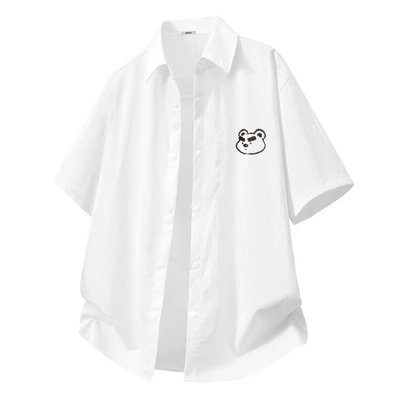 MINISO MINISO Shirts Unisex Lapel Thin Shirt