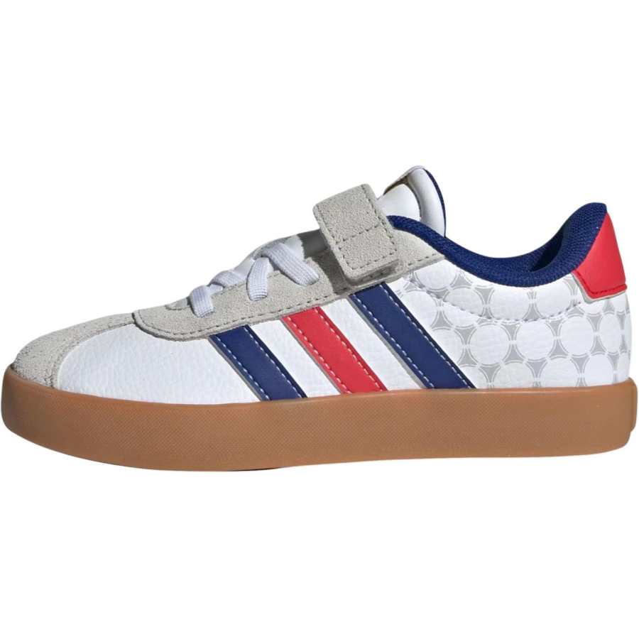 Adidas Adidas VL COURT 3.0 Slip Resistant Low top Kids' Skateboarding Shoes Cloud White Kids'