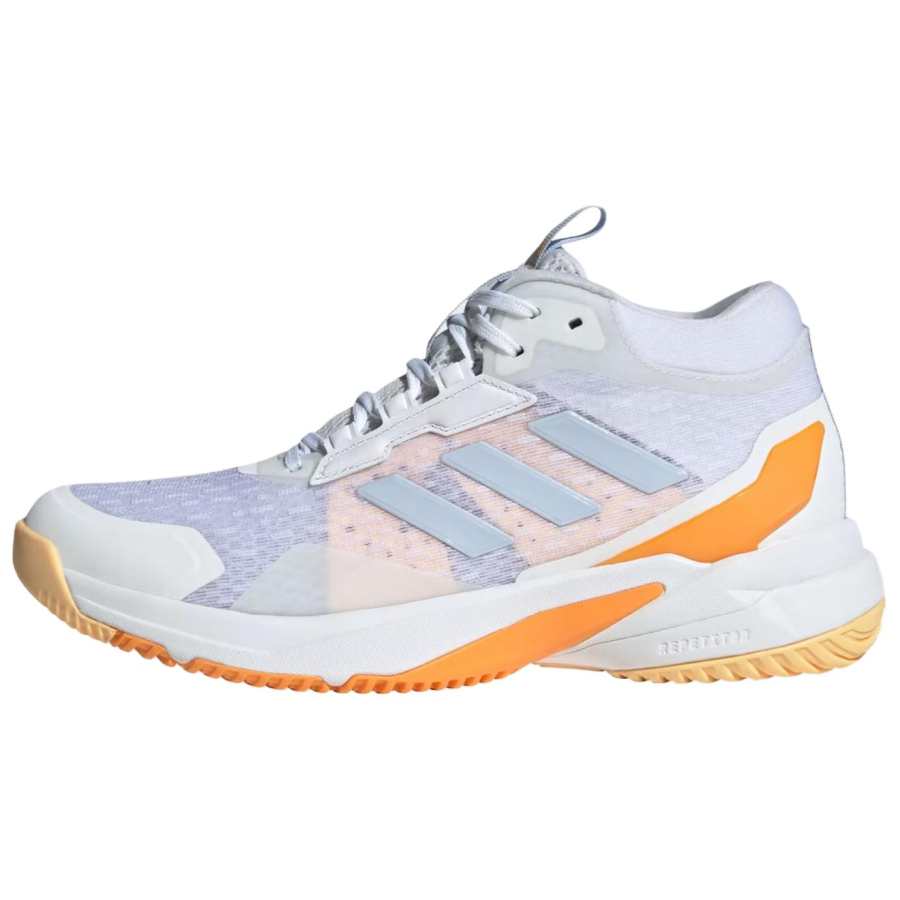 Adidas Adidas Crazyflight 6 Breathable Lightweight Mid top Volleyball Shoes Women's Cloud White