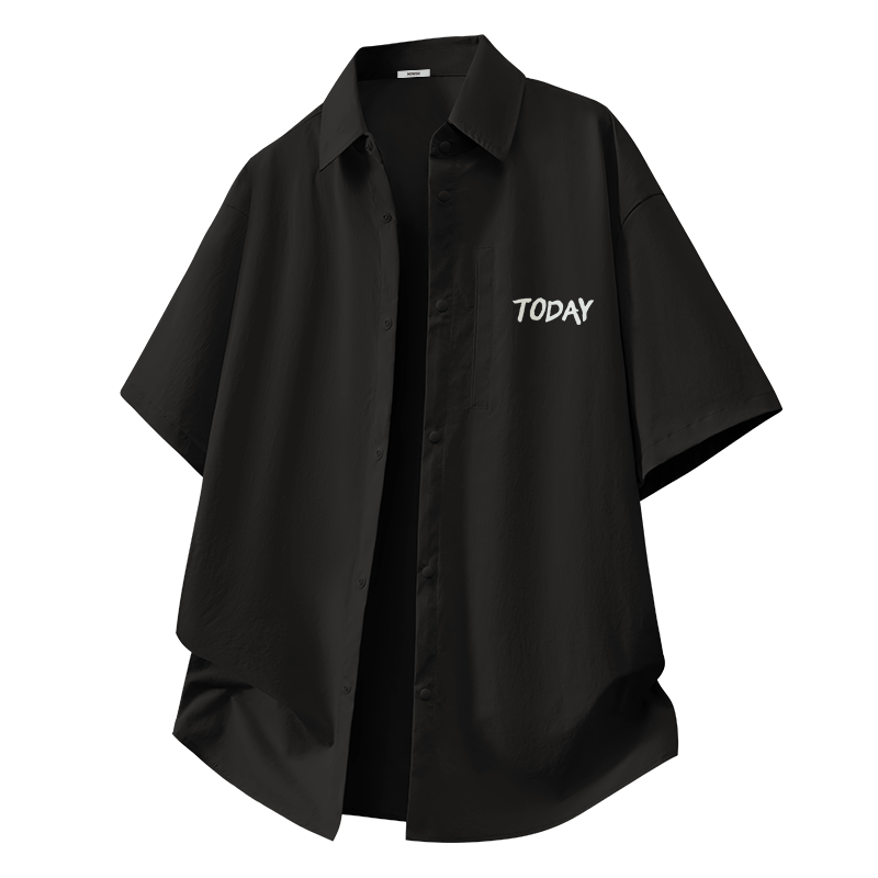 MINISO MINISO Shirts Unisex Lapel Thin Shirt