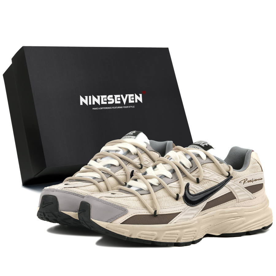 Nike Nike Initiator Cushioning Slip Resistant Low top Casual Running Shoes Unisex Gray Brown