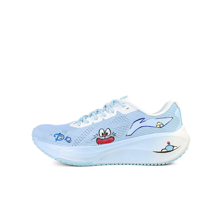 Li-Ning Li Ning Version 2.0 Cushioning Abrasion Resistant Low top Physical Fitness Test & Exam Running Shoes Men's White Blue