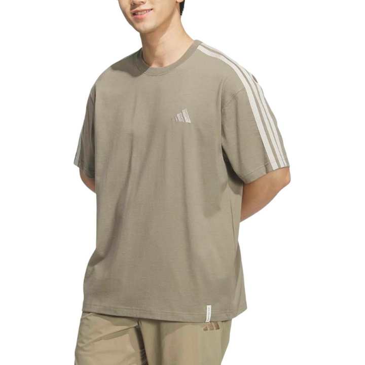Adidas Adidas T Shirts Men's Clay Gray Crew Neck