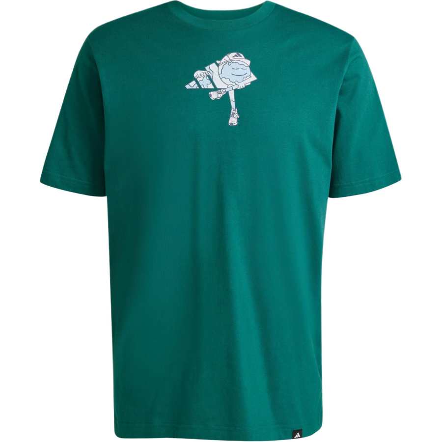 Adidas Adidas EARTH DAY T Shirts Men's Green Crew Neck