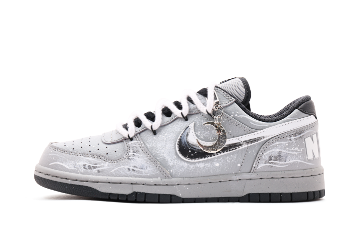 Nike Nike Dunk Cushioning Coverage Abrasion Resistant Low top Skateboard Shoes Unisex Gray