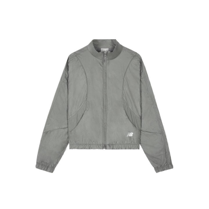New Balance New Balance Jackets Women's Bright Gray Stand Collar Moderate Wind Shell