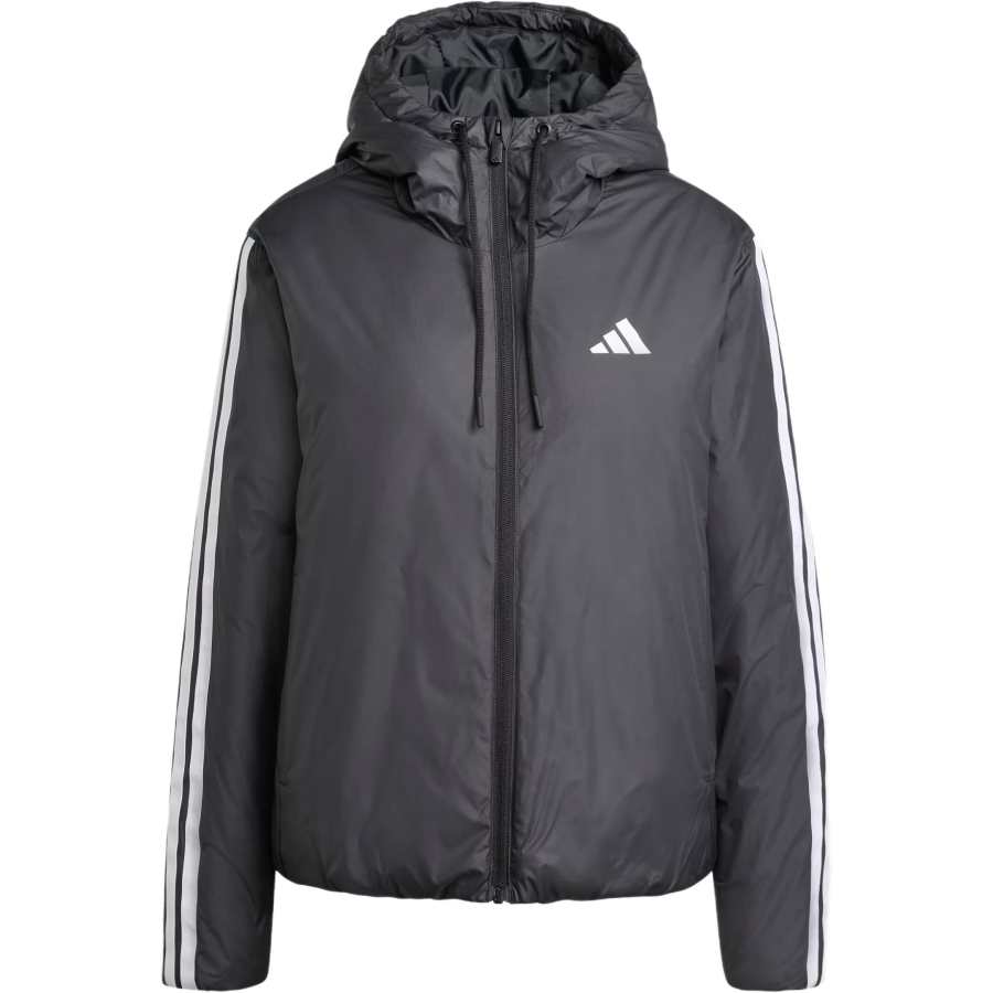 Adidas Adidas Jackets Women's Black Hooded Non Detachable Moderate Other