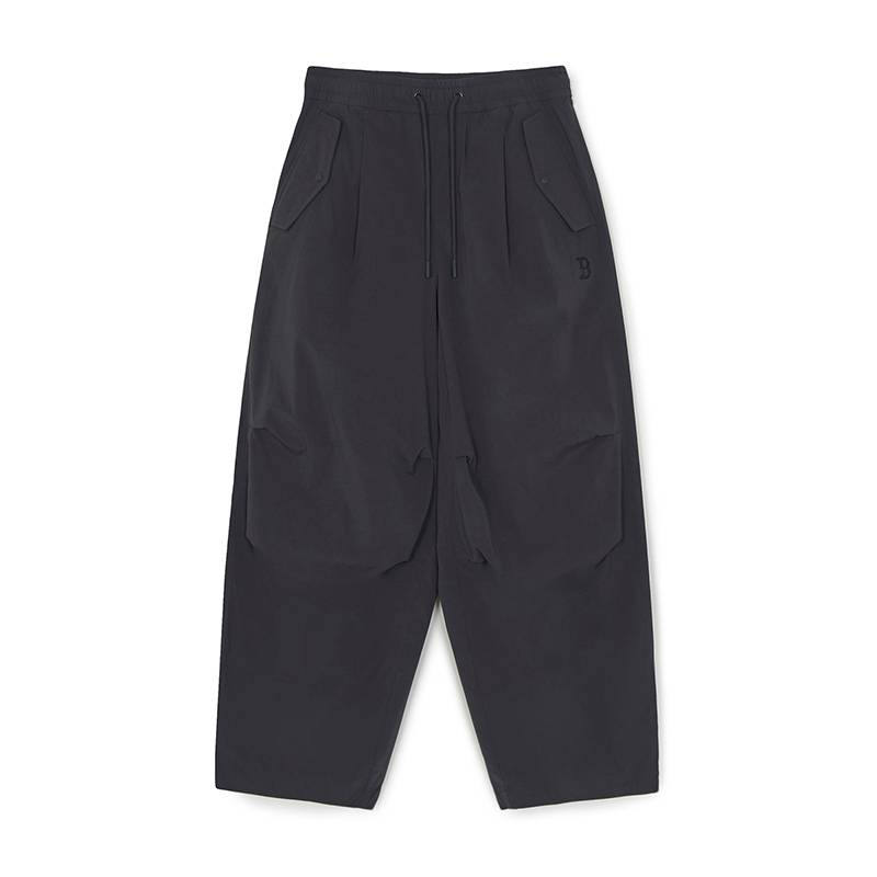 MLB Casual Pants Unisex Boston Red Sox/Dark Charcoal Gray Color Moderate Wide Leg Pants