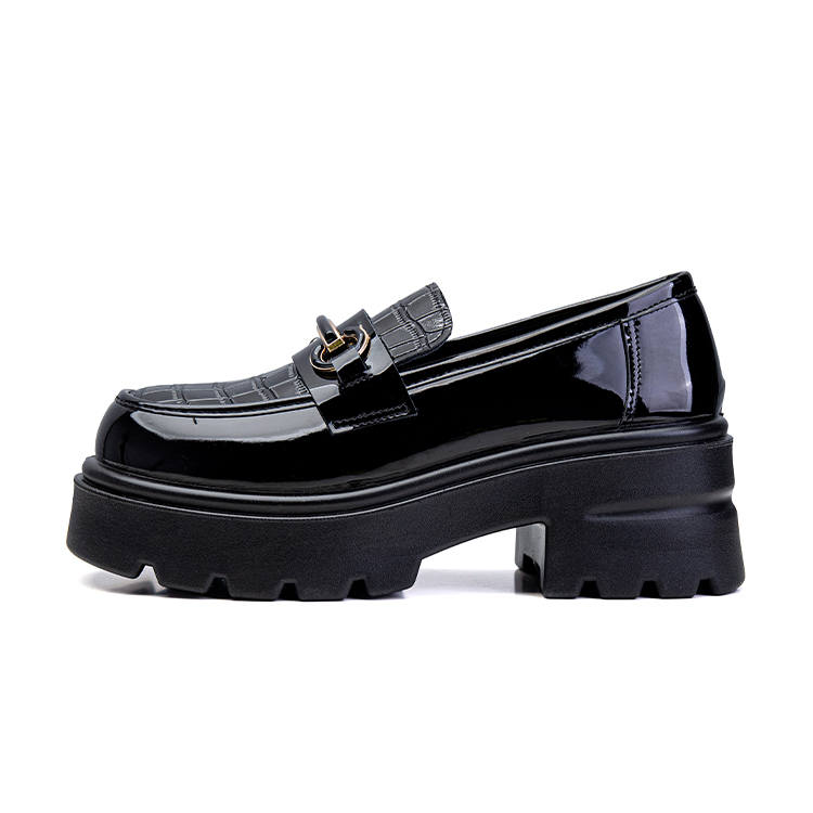Warrior Platform Mary Jane Shoes 5.5cm Women's Black