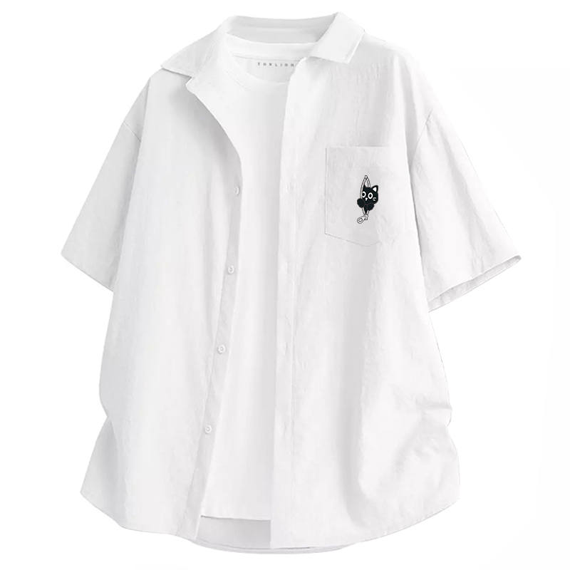 Tonlion Shirts Unisex Lapel Moderate Other