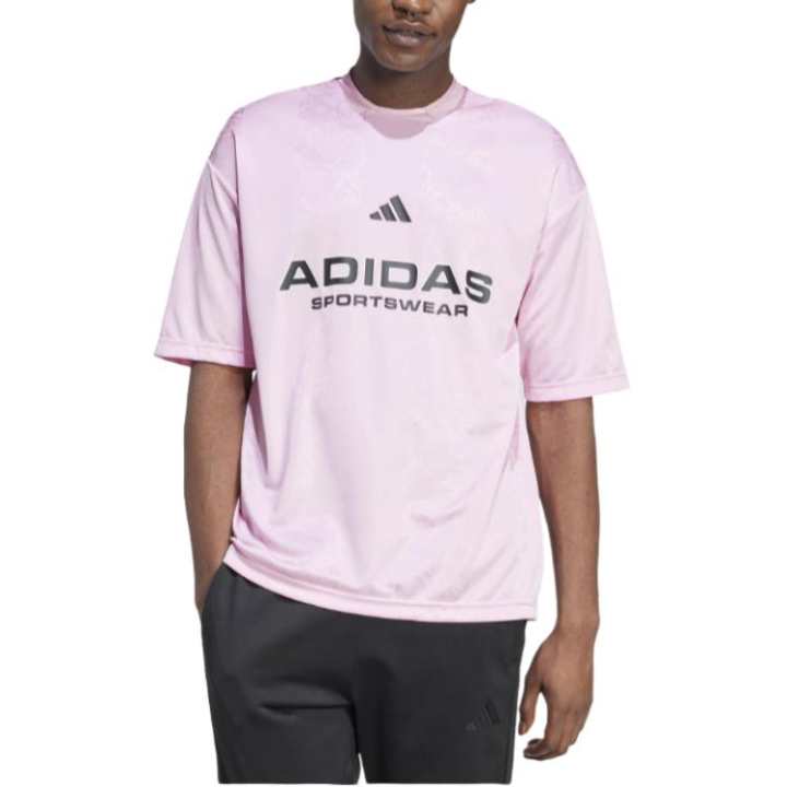 Adidas Adidas T Shirts Men's Pink Crew Neck