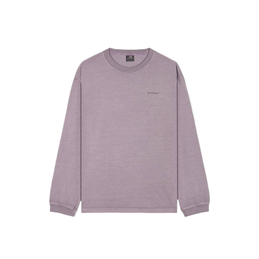 New Balance New Balance T Shirts Unisex Dark Purple Crew Neck Moderate Straight Fit