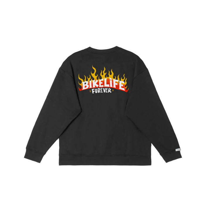 Adidas Adidas LABEL Sweatshirts Unisex Black Crew Neck Moderate Regular